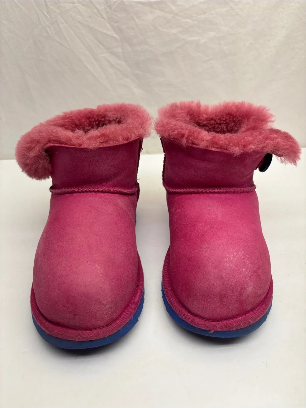 UGG Kids Pink button boots, SZ 2 little girl, box 70